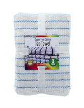 3PK ASSORTED SUPER FINE TEA TOWELS